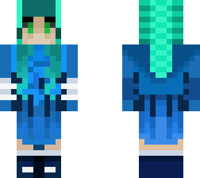 blue girl