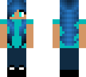 blue girl