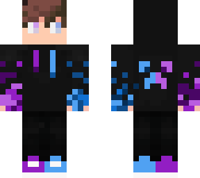 blue purple skin