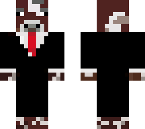 cow in tux