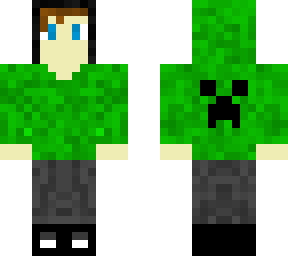 creeper hoodie (removeable)