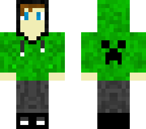 creeper hoodie (removeable)