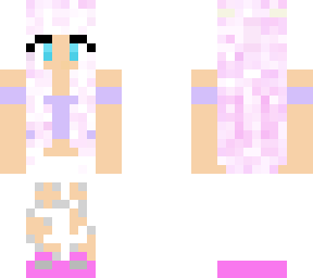 cute pink bubble gum girl
