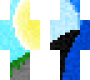day-night landscape