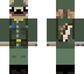 derp hyena in a military outfit!