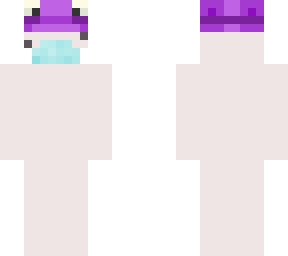 derp with purple hat and mask