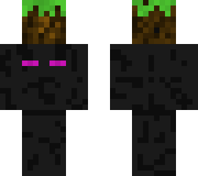 enderman holdin dirt block
