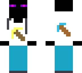 enderman in hoodie