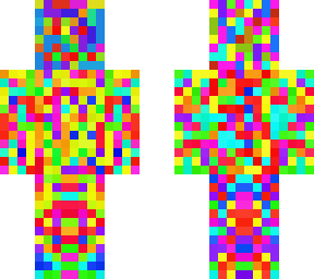 glitched random skin