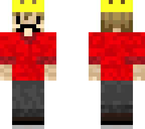 ***** with crown and moustache