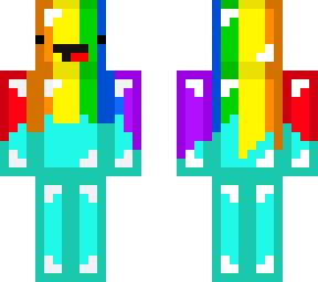 i looked at an image on google to make this, rainbow skeppy