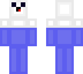 minecraftbett blau noob