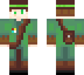 my normal skin but with adventurer suit