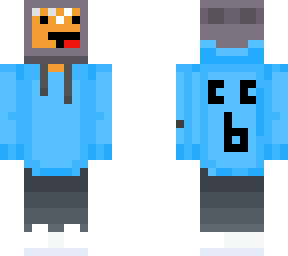 my skin in a hoodie