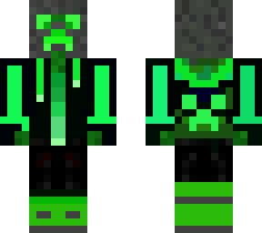 neon creeper hoodie