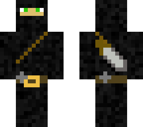 ninja with stars and sword
