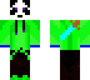panda with sword
