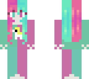 pastel girl in pajamas