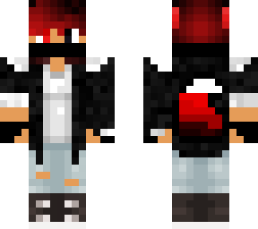red and black wolf boy