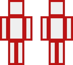 red n white