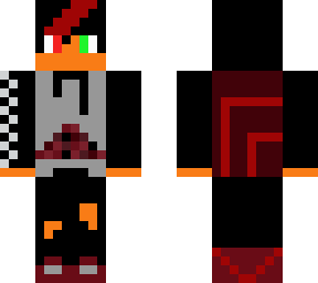 red streak outfit