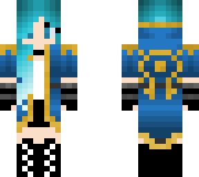 teal warrior girl