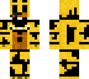 Withered Golden Freddy Minecraft Skins