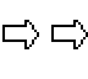 Arrow pointing to the right | Minecraft Skin