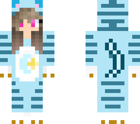 blue cat/carebear thing