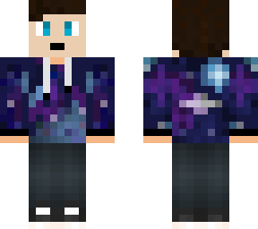 boy with galaxy hoodi