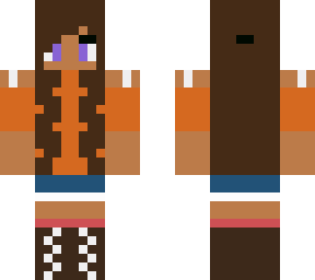 college girl orange