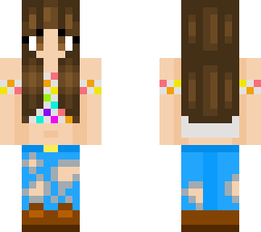 colourfull shirt girl using wqntercqtwqlfys brunette base
