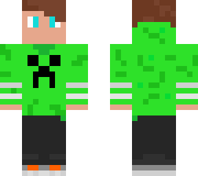 creeper hoodie & shirt
