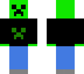 creeper wearing a creeper shirt