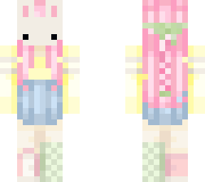cute bunny mask girl