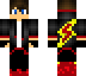 dark red hoodie w/ lightning