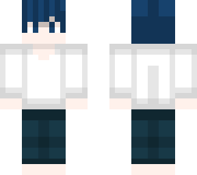death note l blue hair