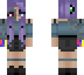 faulty cyborg girl