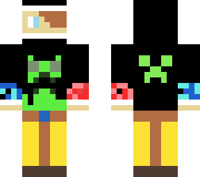 gamer boy creeper back hood