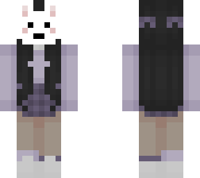girl with bunny mask