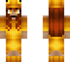 goldfish girl - ginger in a golden dress