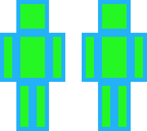 green and blue