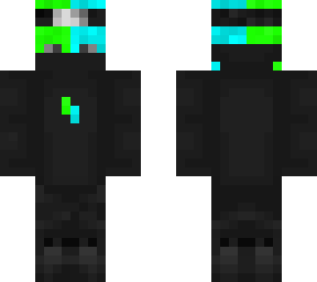 light green/light blue skin