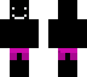 man black with pink pants