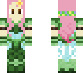 medieval fantasy style explorer girl - custom skin