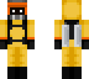 orange bot hazmat suit
