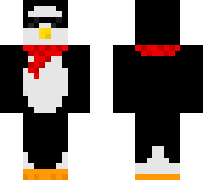 penguin with sun glasses and scarf