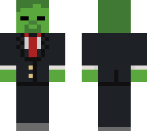 plastic zombie in a suit