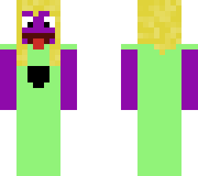 purple person