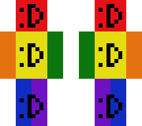 rainbow :d man